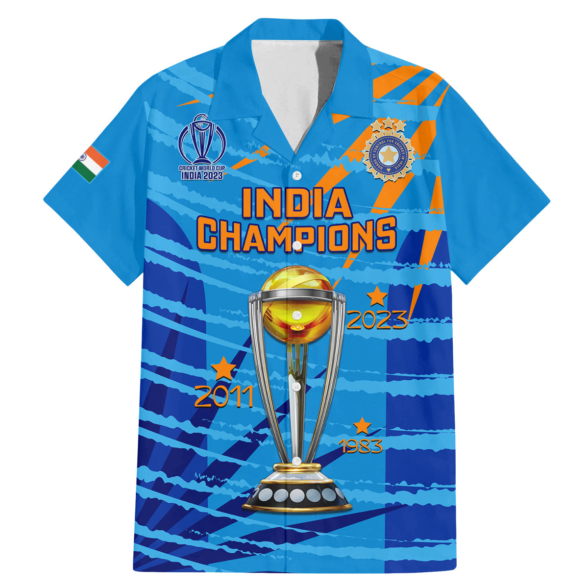 custom-india-cricket-family-matching-mermaid-dress-and-hawaiian-shirt-2023-world-cup-3rd-champions-proud