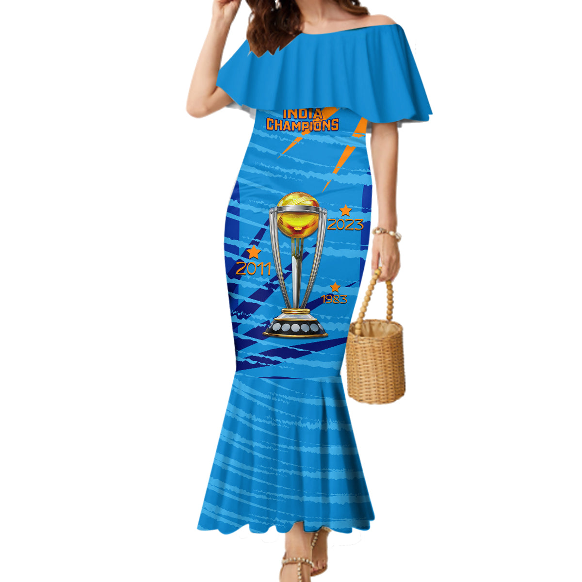 custom-india-cricket-family-matching-mermaid-dress-and-hawaiian-shirt-2023-world-cup-3rd-champions-proud