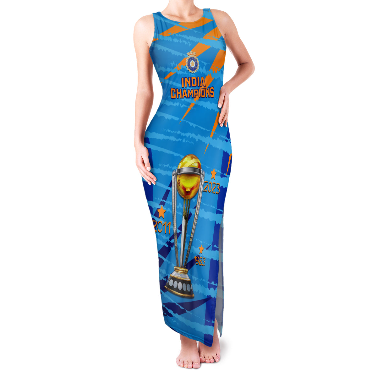 custom-india-cricket-family-matching-tank-maxi-dress-and-hawaiian-shirt-2023-world-cup-3rd-champions-proud