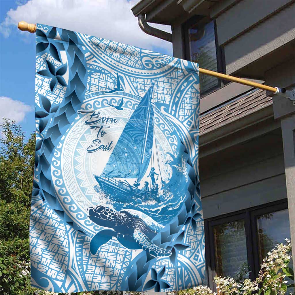 New Zealand Sailing Garden Flag Aotearoa Yacht Racing - Born To Sail - Vibe Hoodie Shop