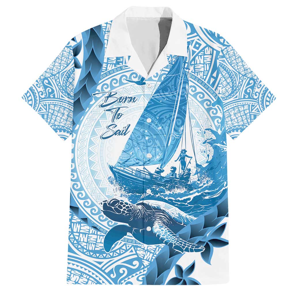 New Zealand Sailing Hawaiian Shirt Aotearoa Yacht Racing - Born To Sail - Vibe Hoodie Shop