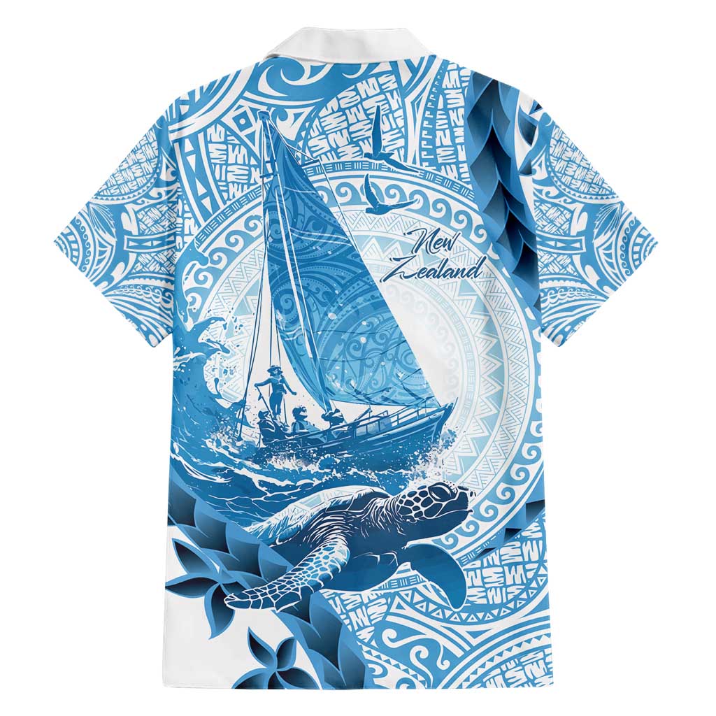 New Zealand Sailing Hawaiian Shirt Aotearoa Yacht Racing - Born To Sail - Vibe Hoodie Shop