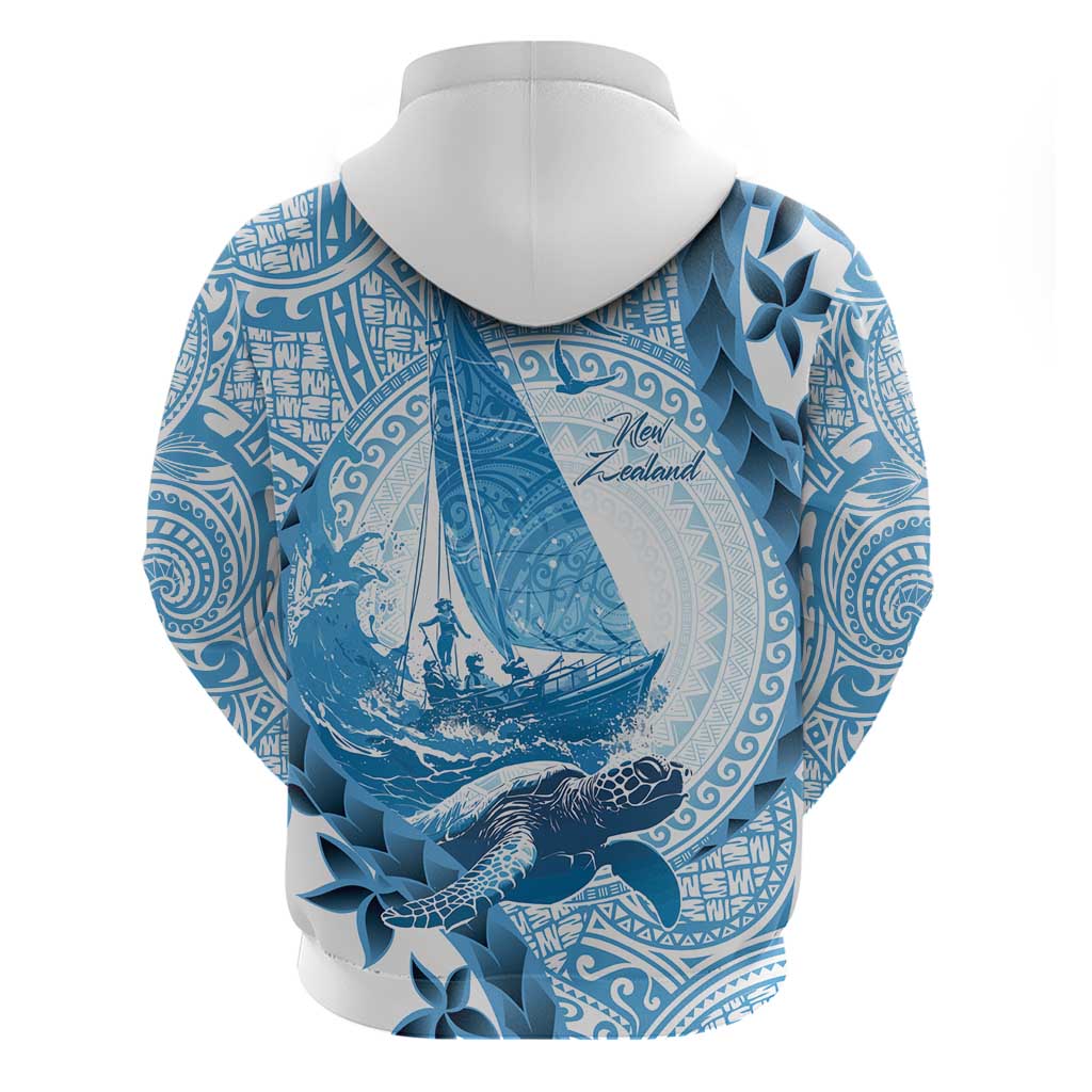 New Zealand Sailing Hoodie Aotearoa Yacht Racing - Born To Sail - Vibe Hoodie Shop