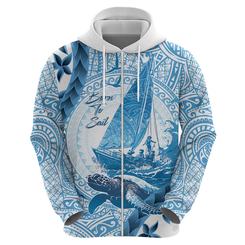 New Zealand Sailing Hoodie Aotearoa Yacht Racing - Born To Sail - Vibe Hoodie Shop