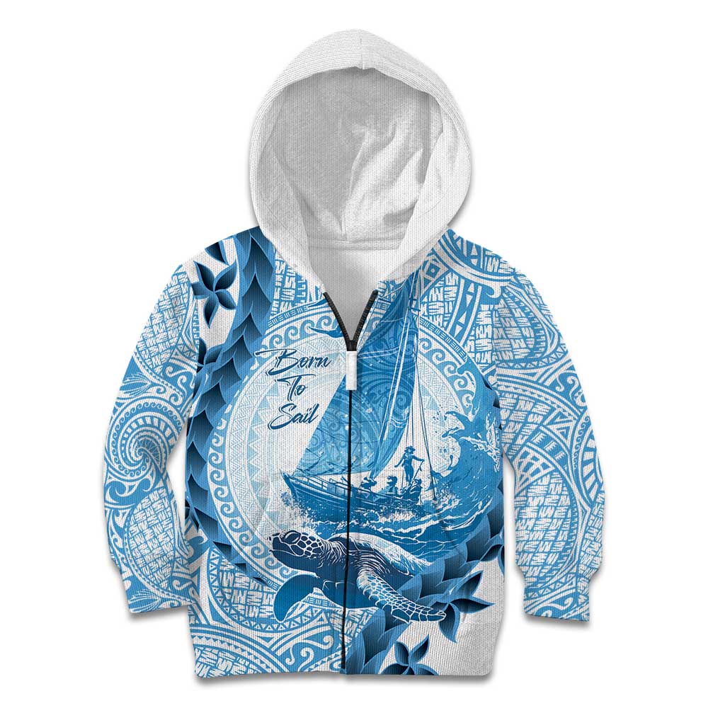 New Zealand Sailing Kid Hoodie Aotearoa Yacht Racing - Born To Sail - Vibe Hoodie Shop