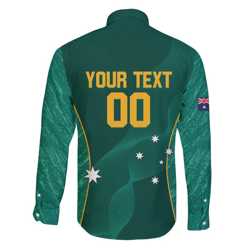 Custom Baseball Australia Family Matching Mermaid Dress and Hawaiian Shirt Go Champions - Aussie Kangaroo Mascot