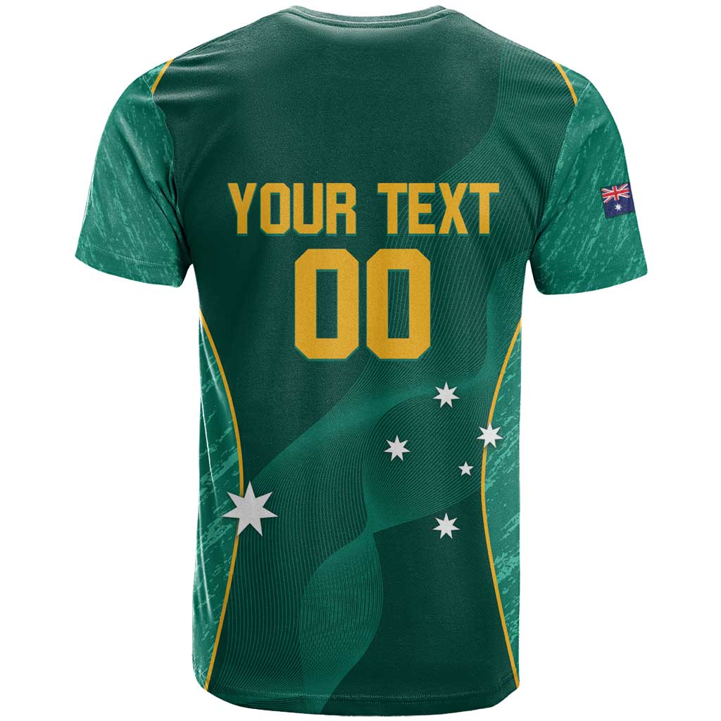 Custom Baseball Australia T Shirt Go Champions - Aussie Kangaroo Mascot - Vibe Hoodie Shop