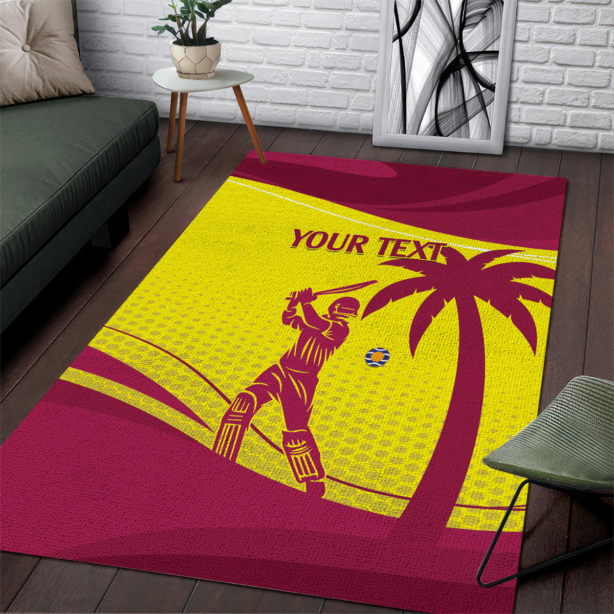 Custom West Indies Cricket Area Rug 2024 World Cup Go Windies - Vibe Hoodie Shop