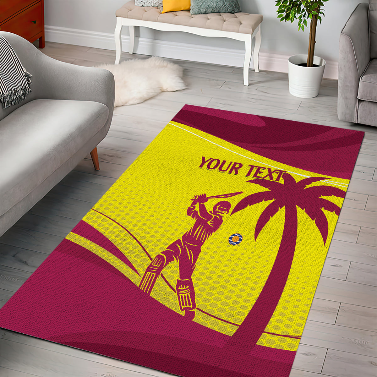 Custom West Indies Cricket Area Rug 2024 World Cup Go Windies - Vibe Hoodie Shop