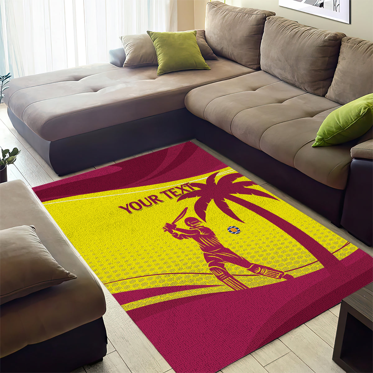 Custom West Indies Cricket Area Rug 2024 World Cup Go Windies - Vibe Hoodie Shop