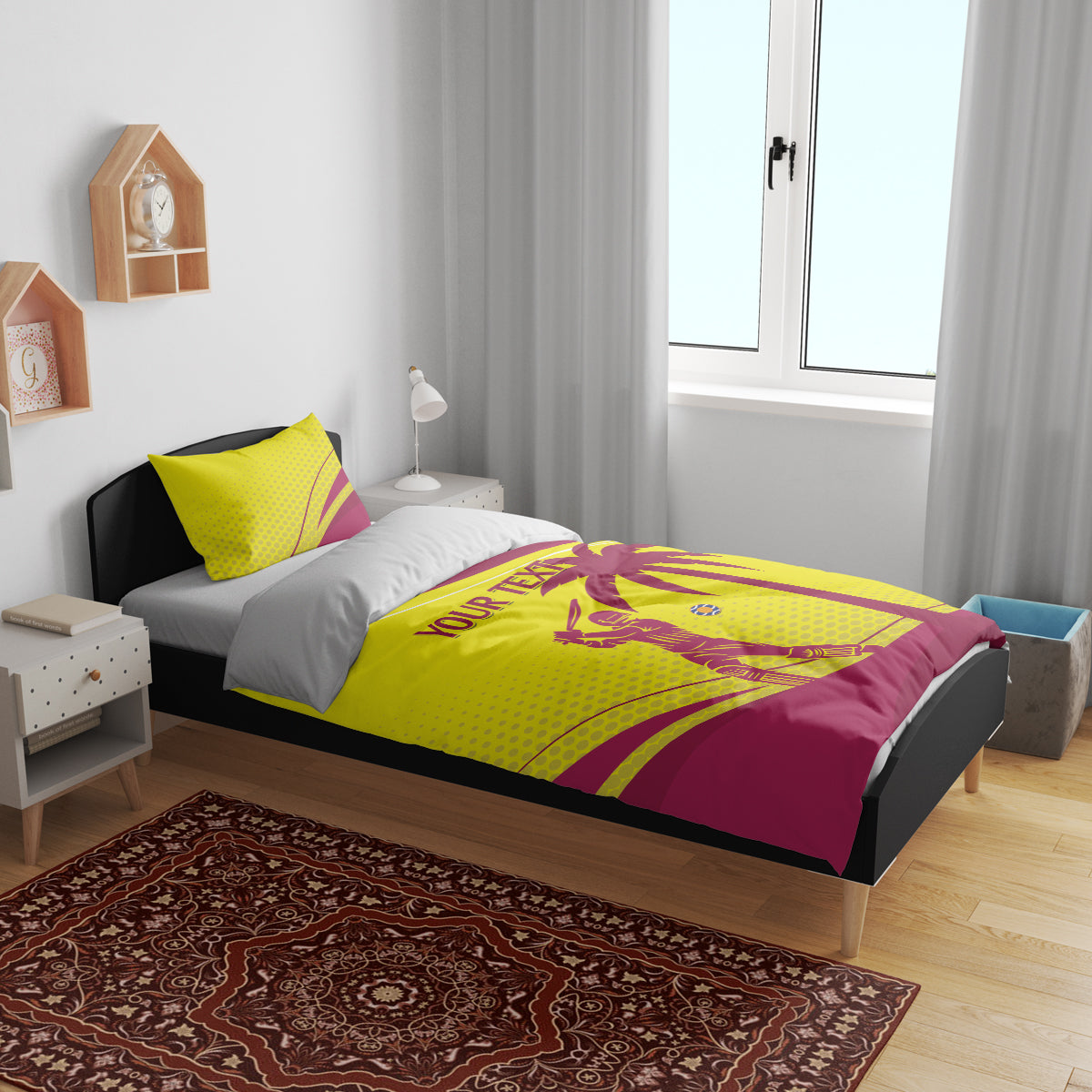 Custom West Indies Cricket Bedding Set 2024 World Cup Go Windies - Vibe Hoodie Shop
