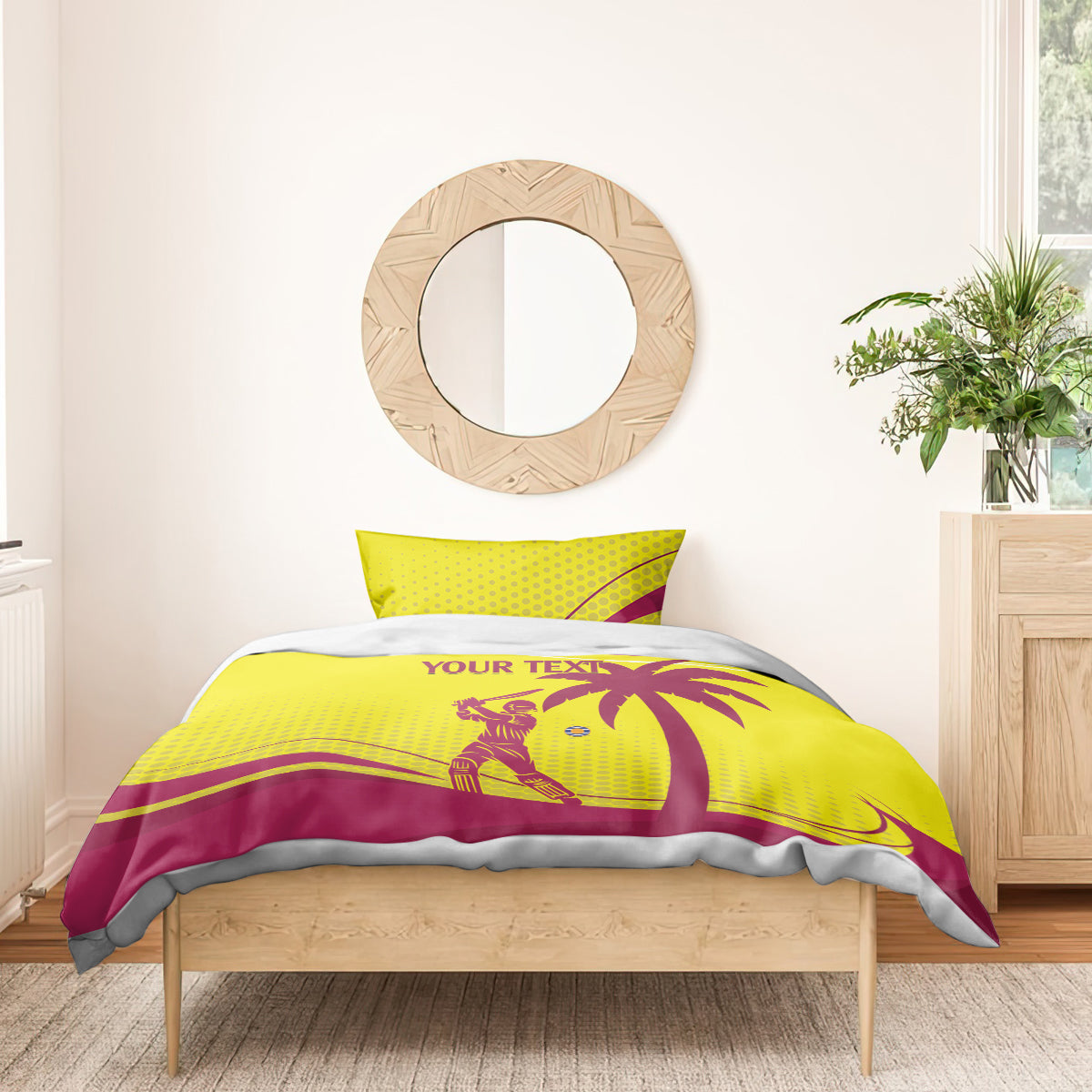 Custom West Indies Cricket Bedding Set 2024 World Cup Go Windies - Vibe Hoodie Shop