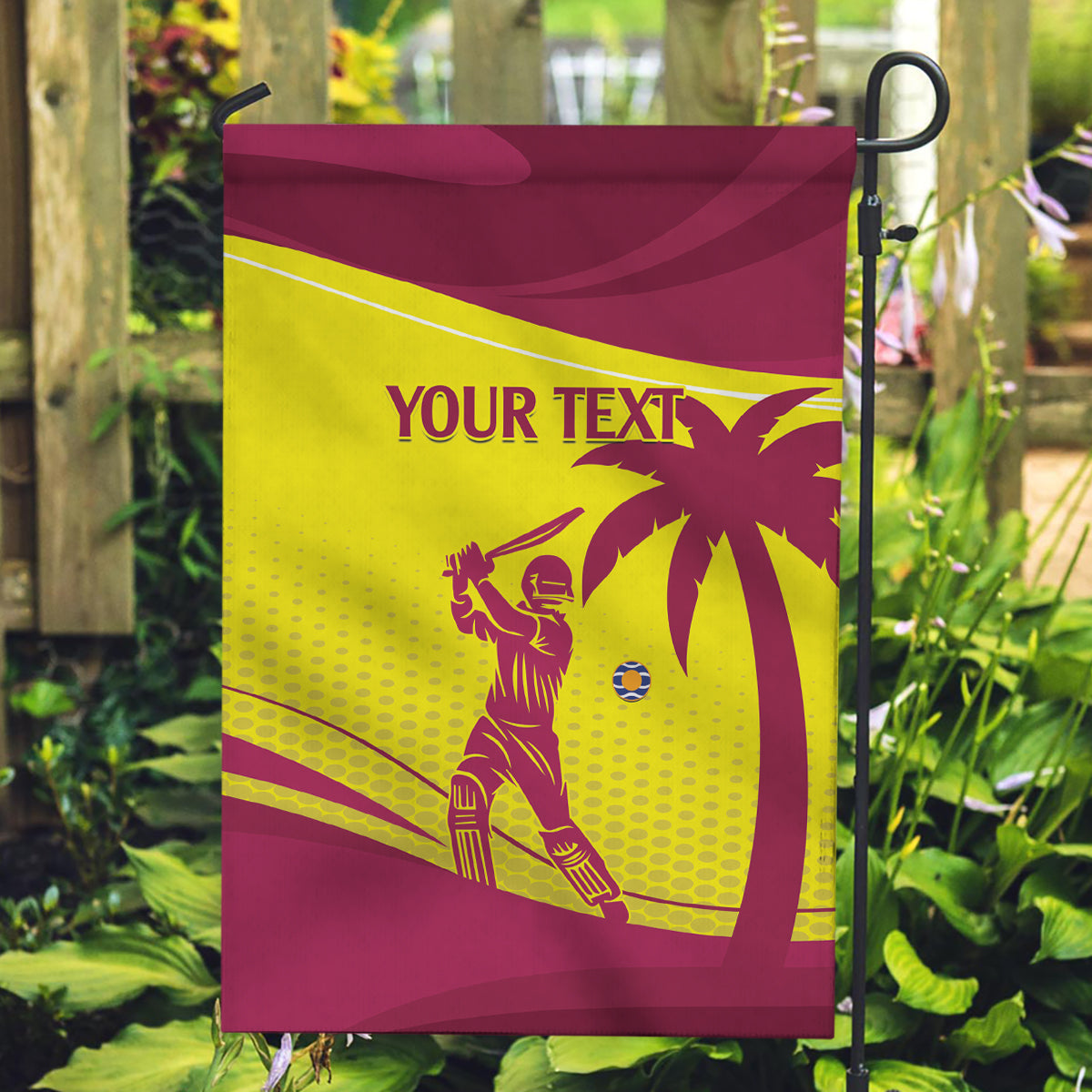 Custom West Indies Cricket Garden Flag 2024 World Cup Go Windies - Vibe Hoodie Shop