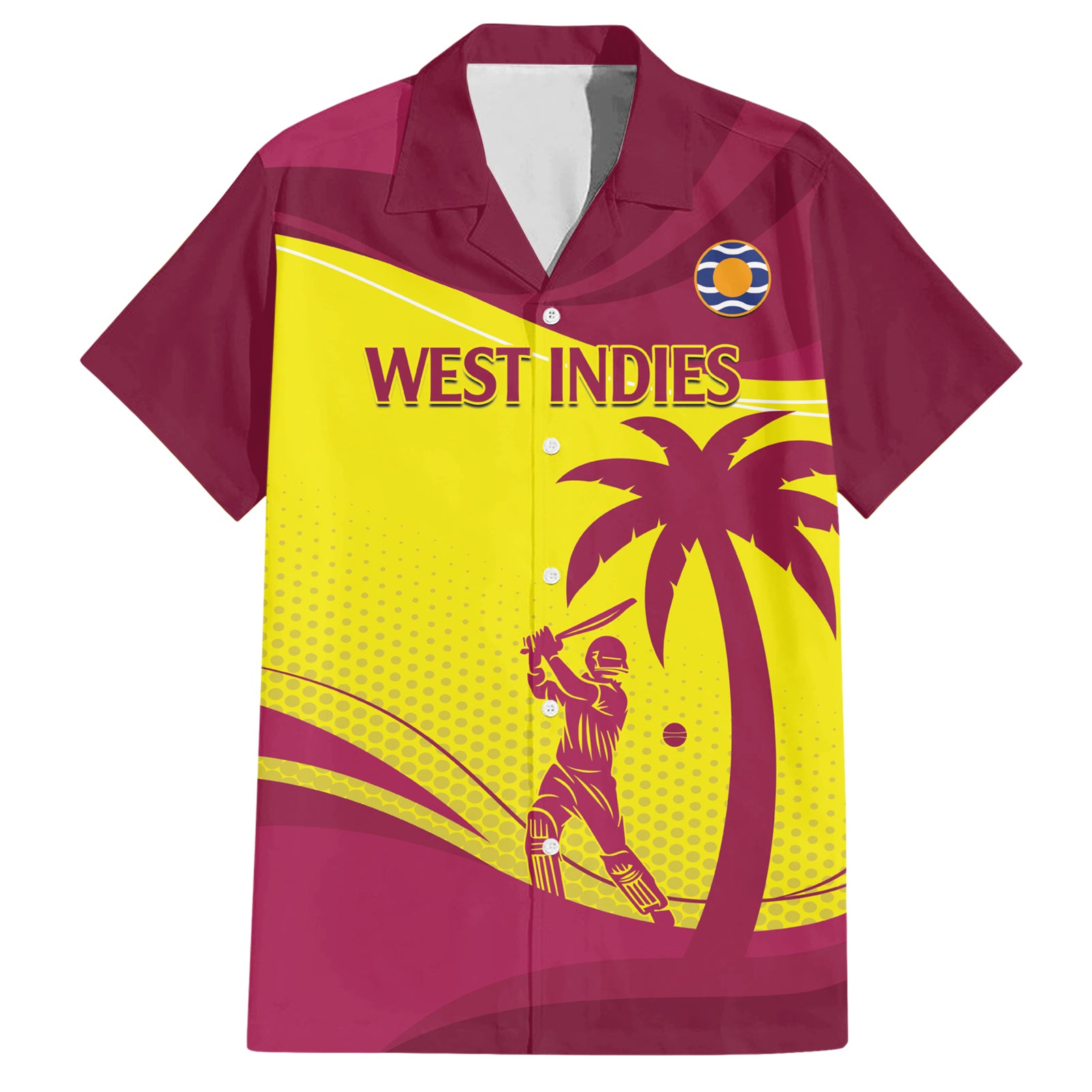 Custom West Indies Cricket Hawaiian Shirt 2024 World Cup Go Windies - Vibe Hoodie Shop