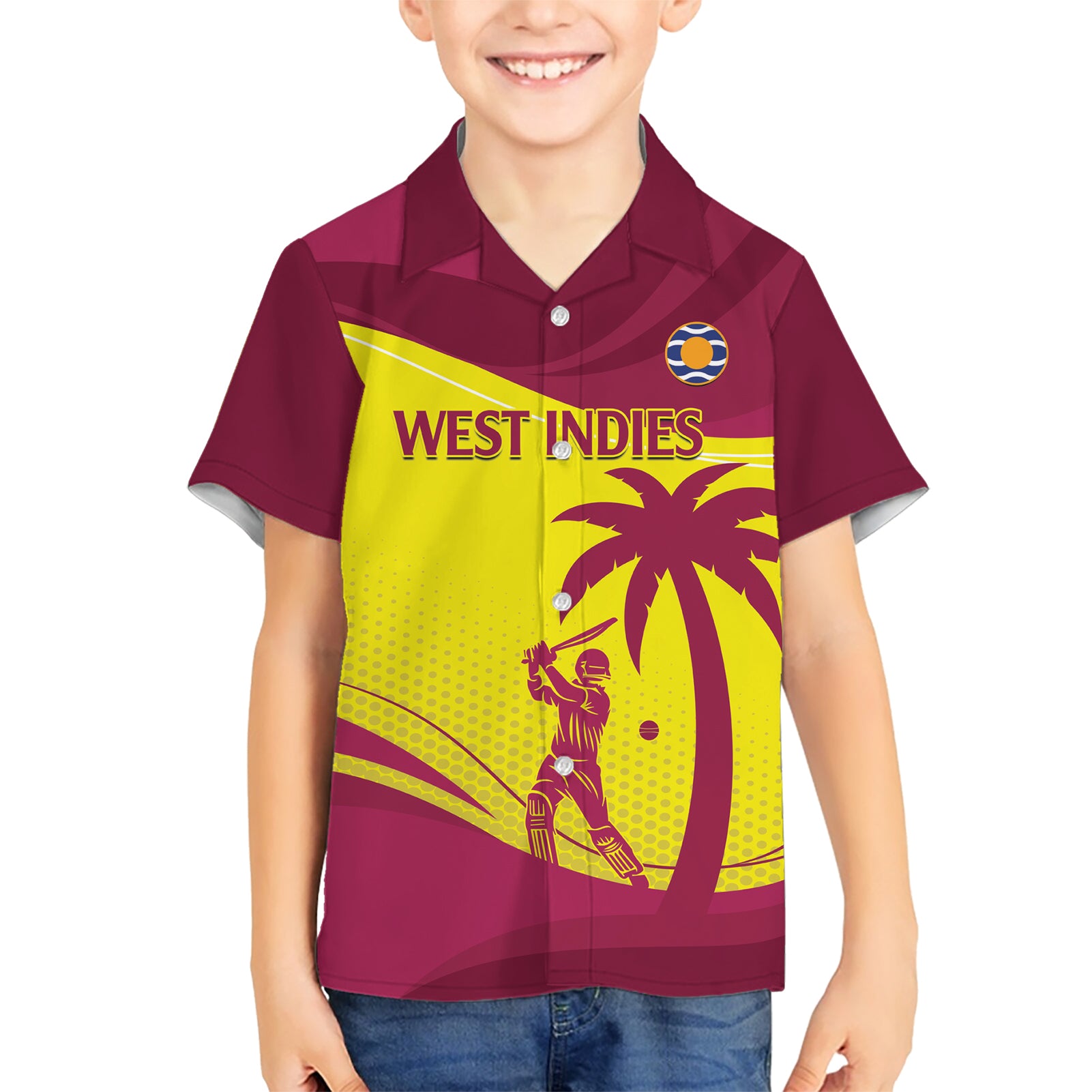 Custom West Indies Cricket Hawaiian Shirt 2024 World Cup Go Windies - Vibe Hoodie Shop