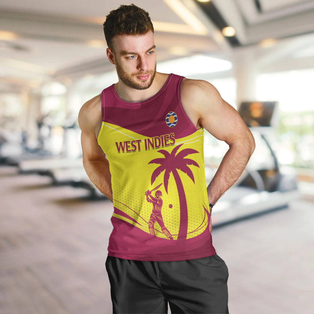 Custom West Indies Cricket Men Tank Top 2024 World Cup Go Windies - Vibe Hoodie Shop