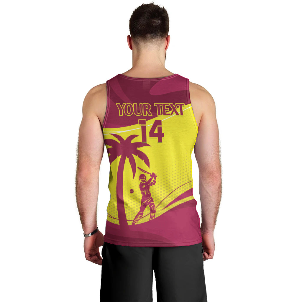 Custom West Indies Cricket Men Tank Top 2024 World Cup Go Windies - Vibe Hoodie Shop