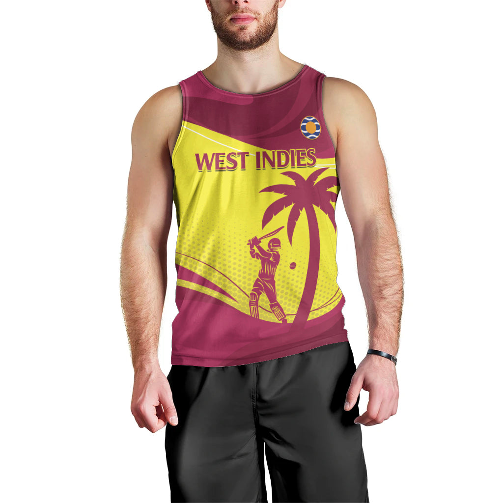Custom West Indies Cricket Men Tank Top 2024 World Cup Go Windies - Vibe Hoodie Shop