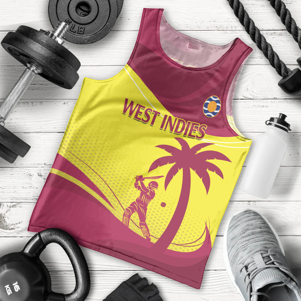 Custom West Indies Cricket Men Tank Top 2024 World Cup Go Windies - Vibe Hoodie Shop
