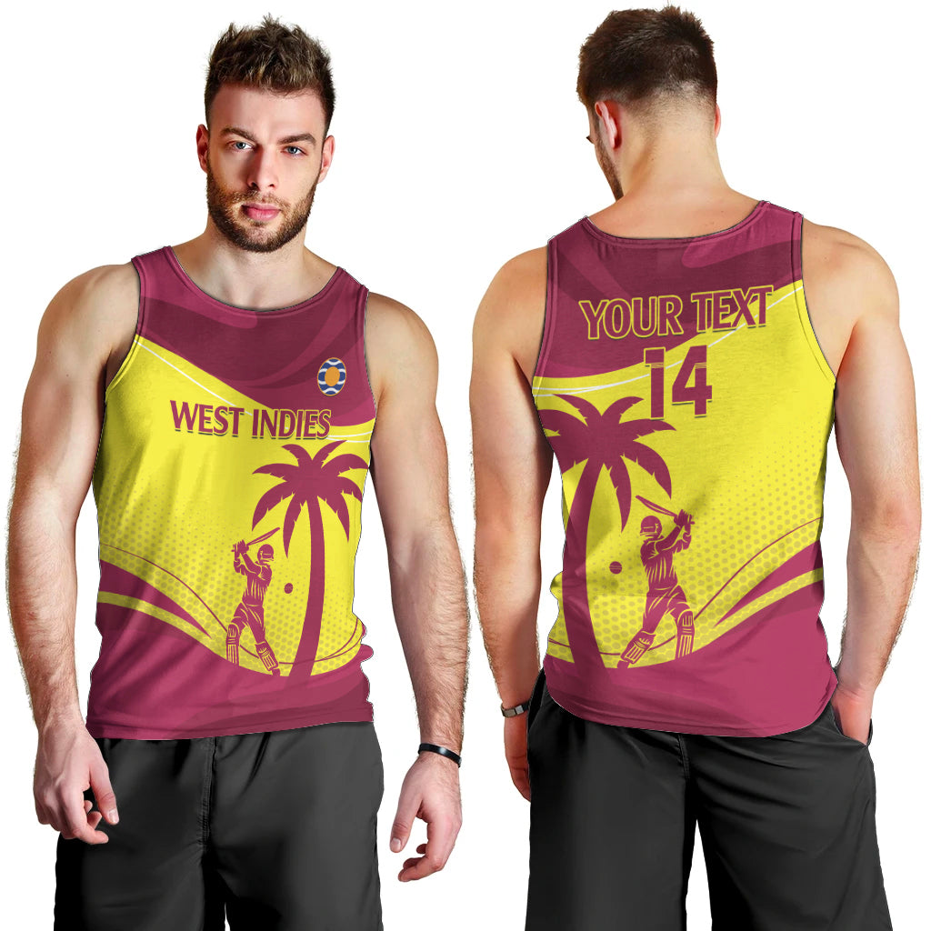 Custom West Indies Cricket Men Tank Top 2024 World Cup Go Windies - Vibe Hoodie Shop