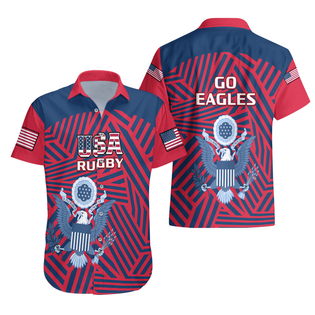 United States Rugby Hawaiian Shirt USA Go Eagles Pacific 2023 - Vibe Hoodie Shop