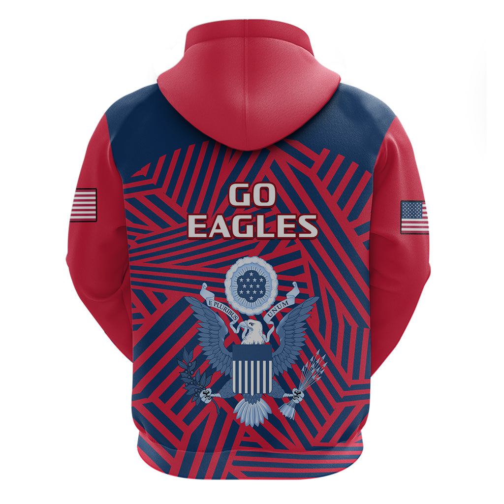 United States Rugby Hoodie USA Go Eagles Pacific 2023 - Vibe Hoodie Shop
