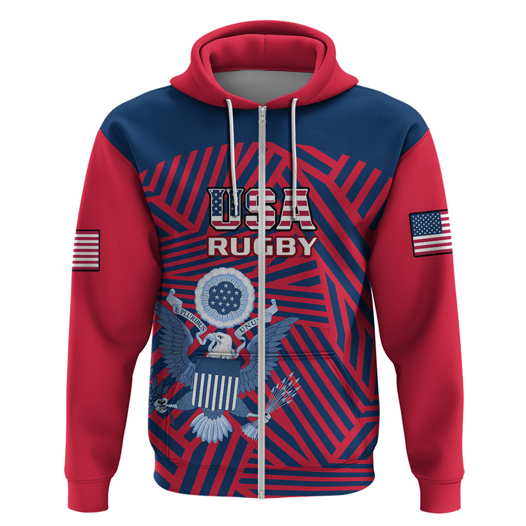 United States Rugby Hoodie USA Go Eagles Pacific 2023 - Vibe Hoodie Shop
