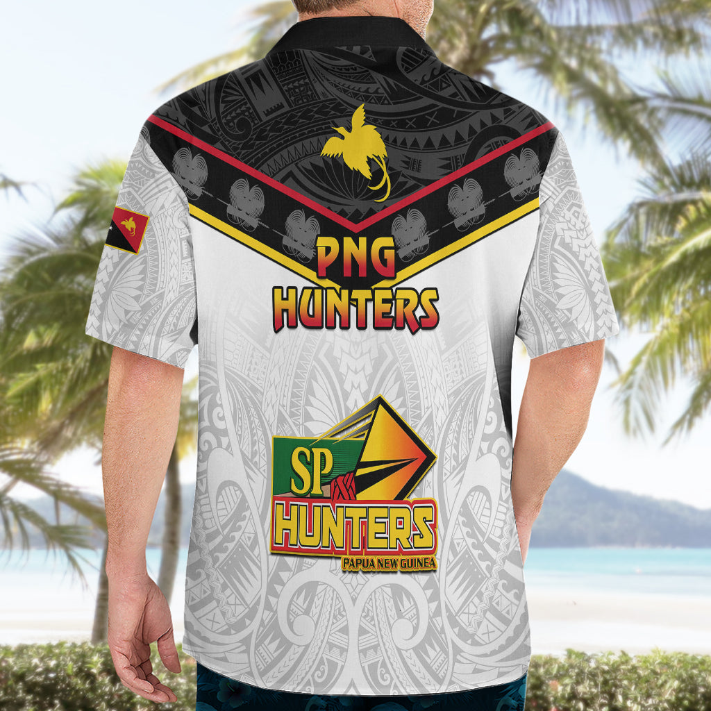 Papua New Guinea Rugby Hawaiian Shirt PNG Hunters Polynesian Red - Vibe Hoodie Shop