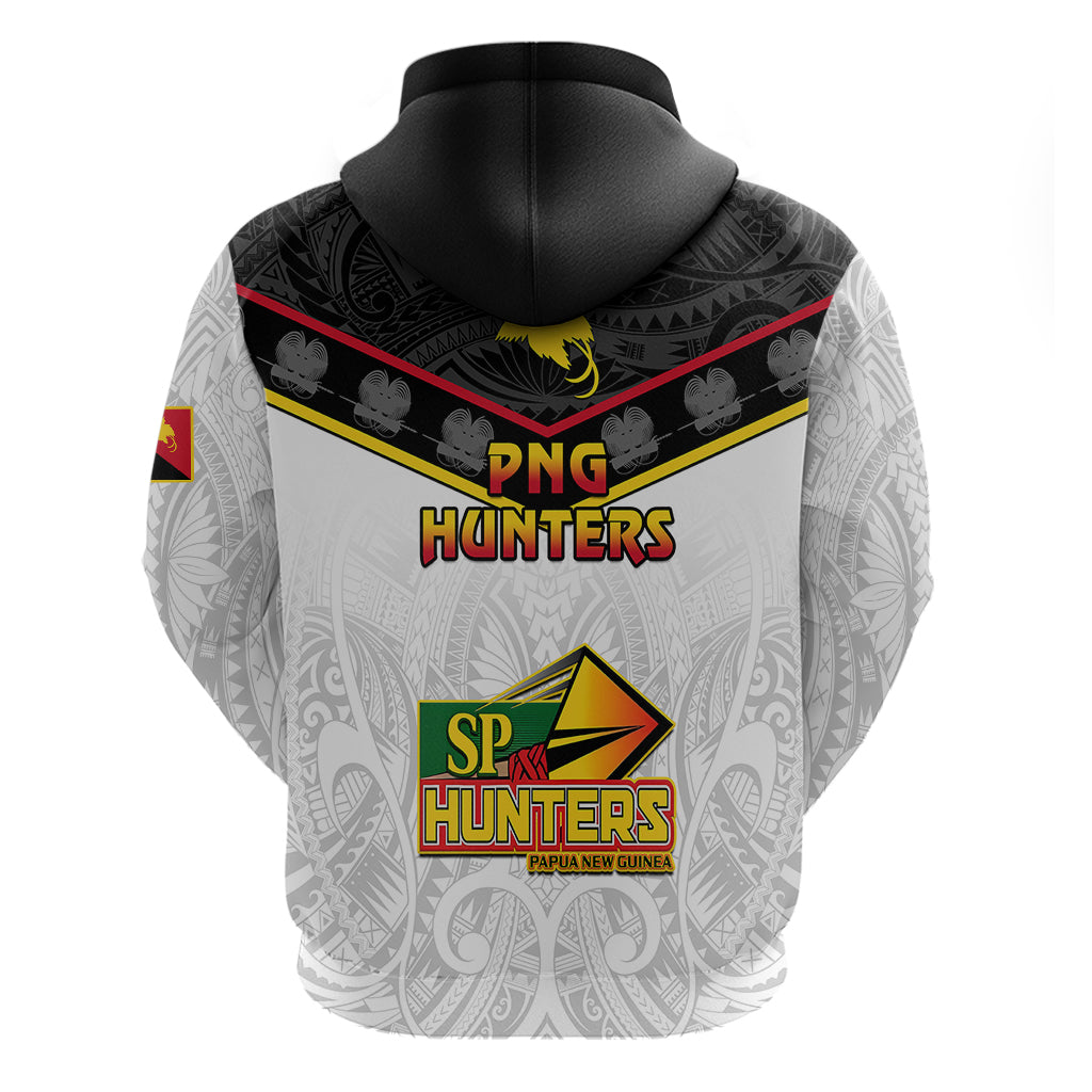 Papua New Guinea Rugby Hoodie PNG Hunters Polynesian Red - Vibe Hoodie Shop
