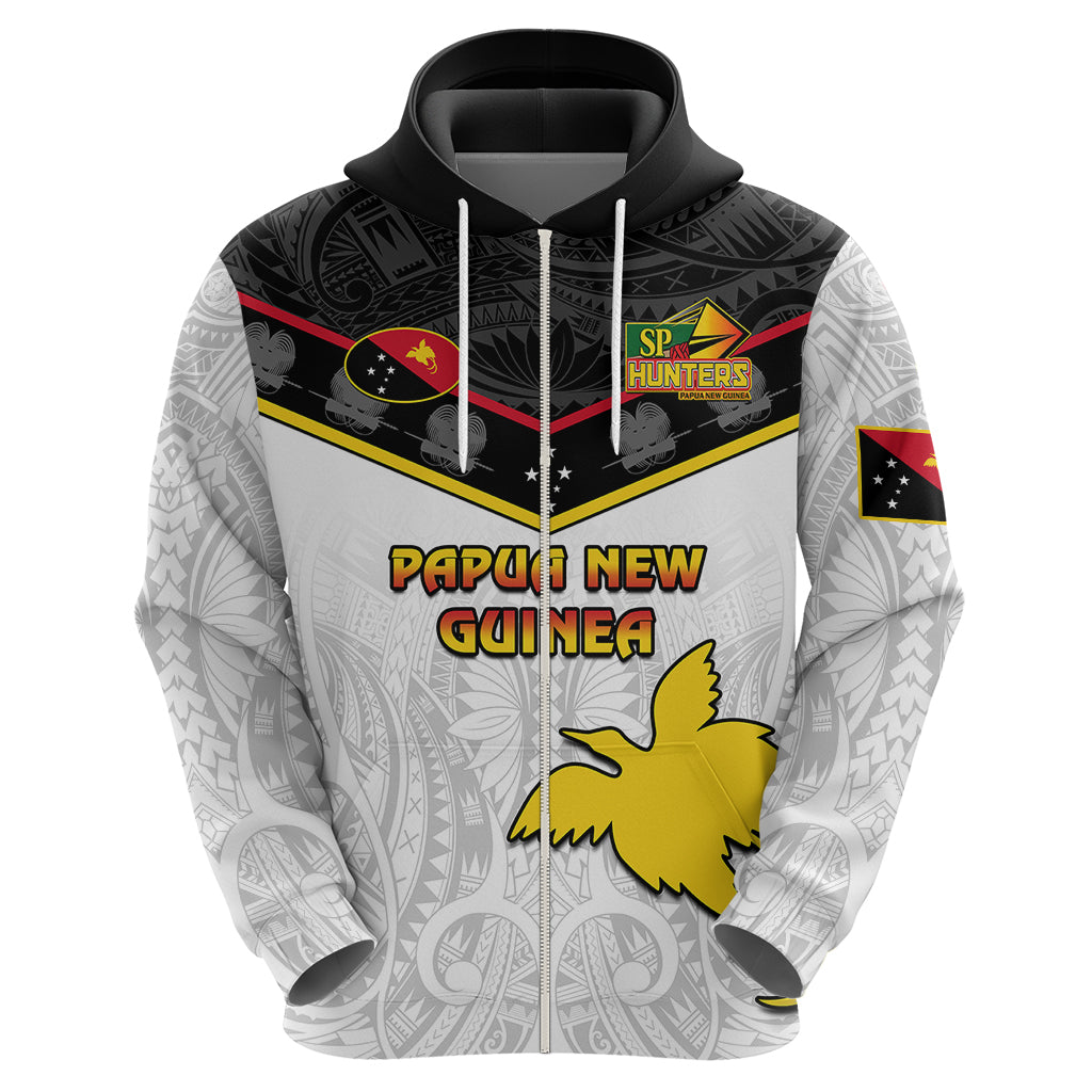 Papua New Guinea Rugby Hoodie PNG Hunters Polynesian Red - Vibe Hoodie Shop