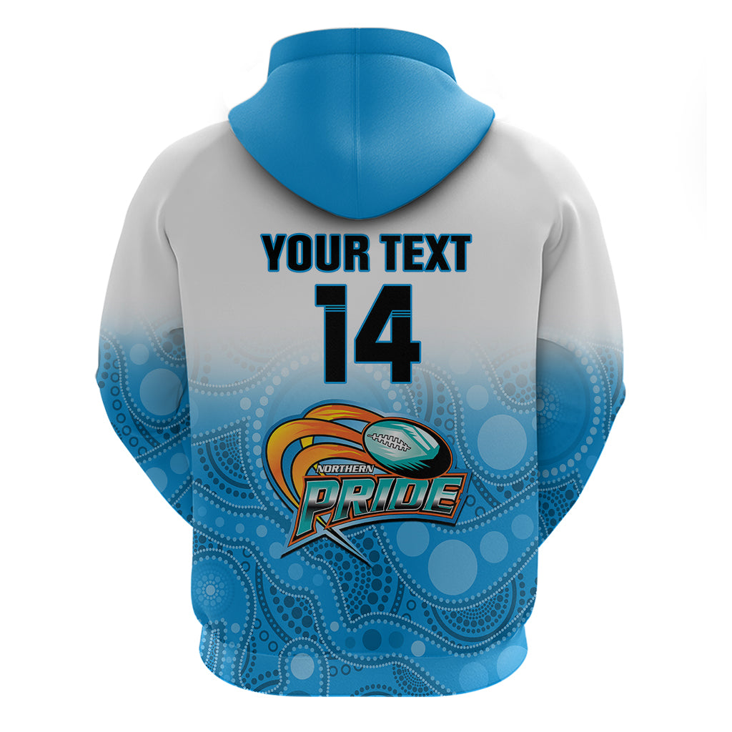 Personalised Australia Rugby Hoodie Queensland Northern Pride Indigenous Art - Vibe Hoodie Shop