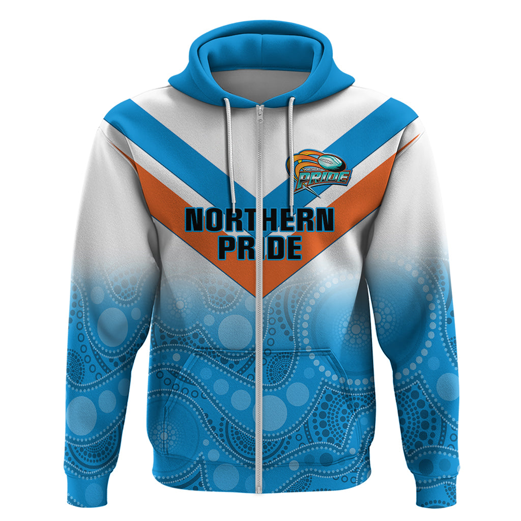 Personalised Australia Rugby Hoodie Queensland Northern Pride Indigenous Art - Vibe Hoodie Shop