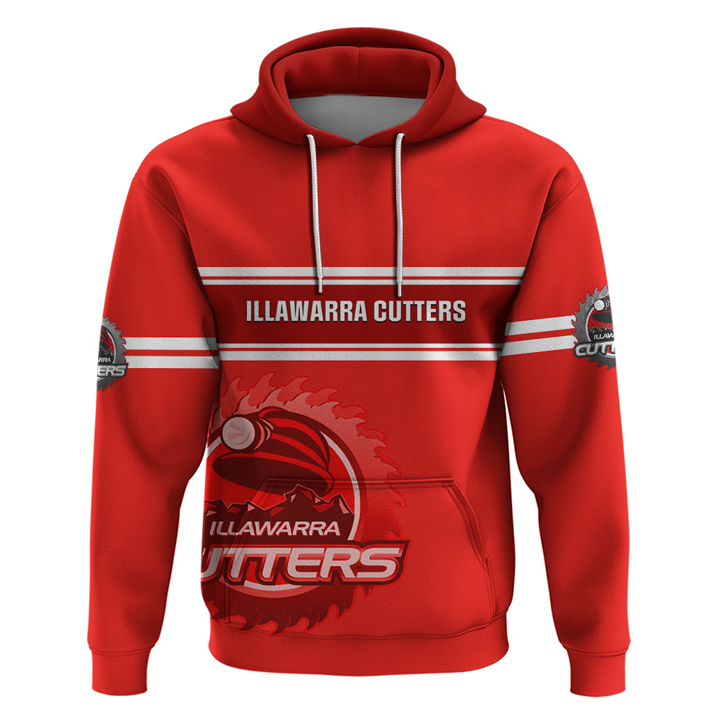 Personalised Australia Rugby Hoodie Illawarra Cutters Sporty Style - Vibe Hoodie Shop