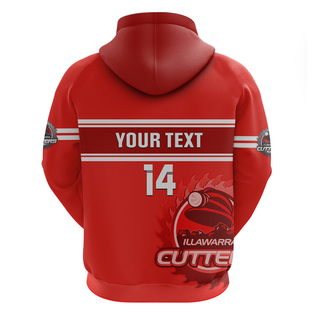 Personalised Australia Rugby Hoodie Illawarra Cutters Sporty Style - Vibe Hoodie Shop