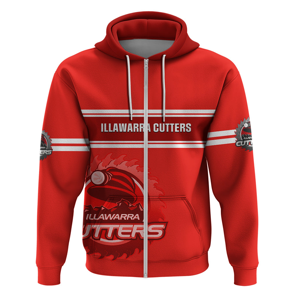 Personalised Australia Rugby Hoodie Illawarra Cutters Sporty Style - Vibe Hoodie Shop