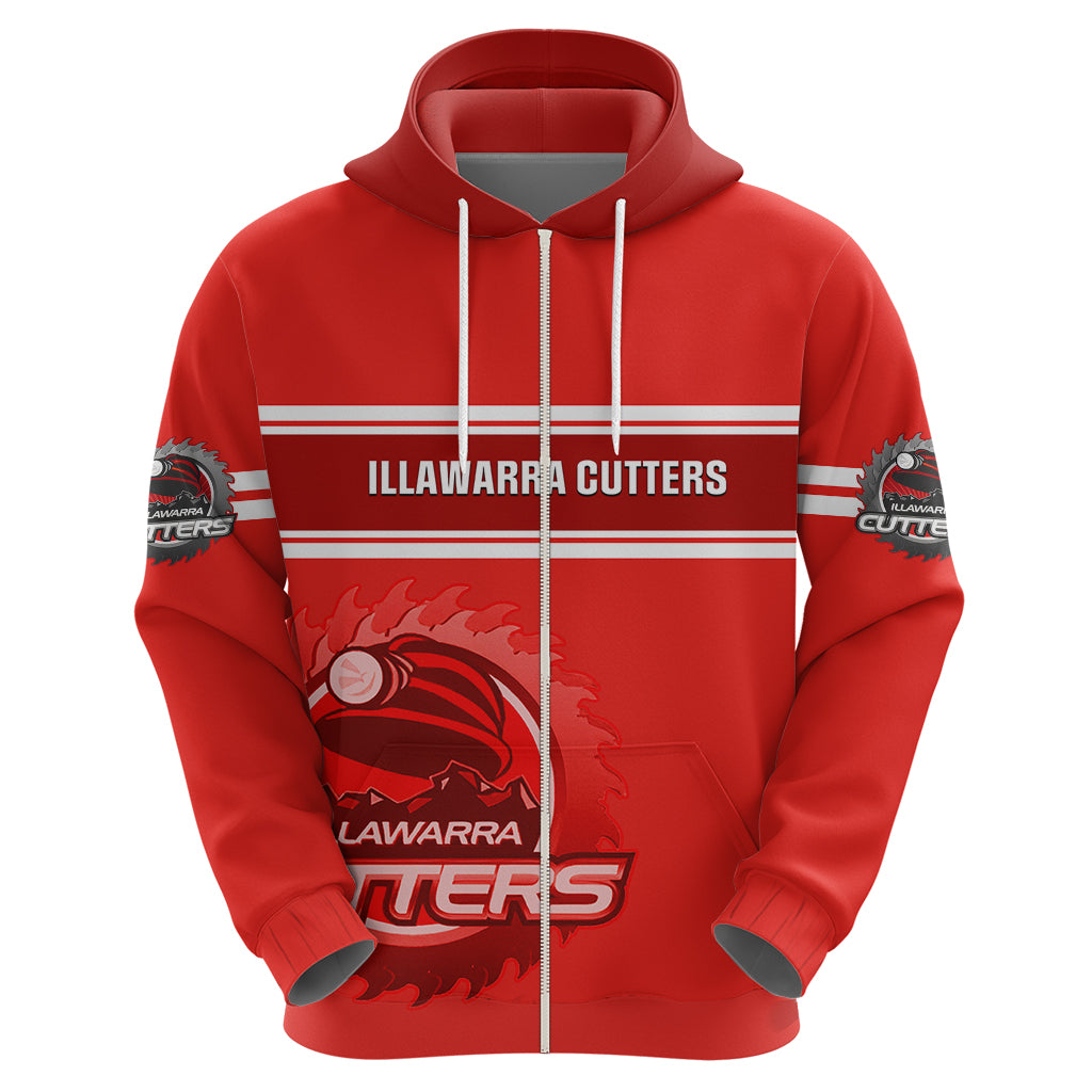 Personalised Australia Rugby Hoodie Illawarra Cutters Sporty Style - Vibe Hoodie Shop