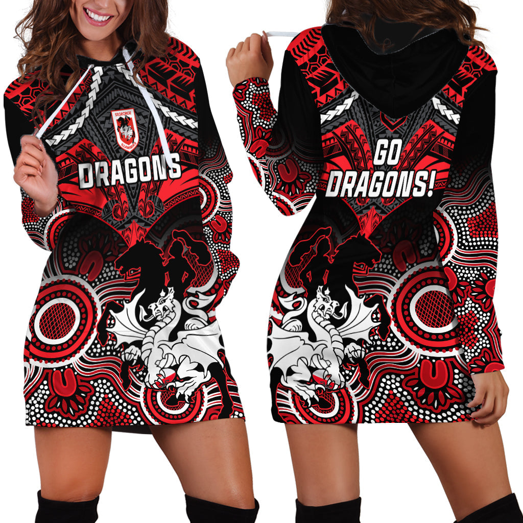 dragons-rugby-hoodie-dress-saints-1998-aboriginal-mix-polynesian-pattern