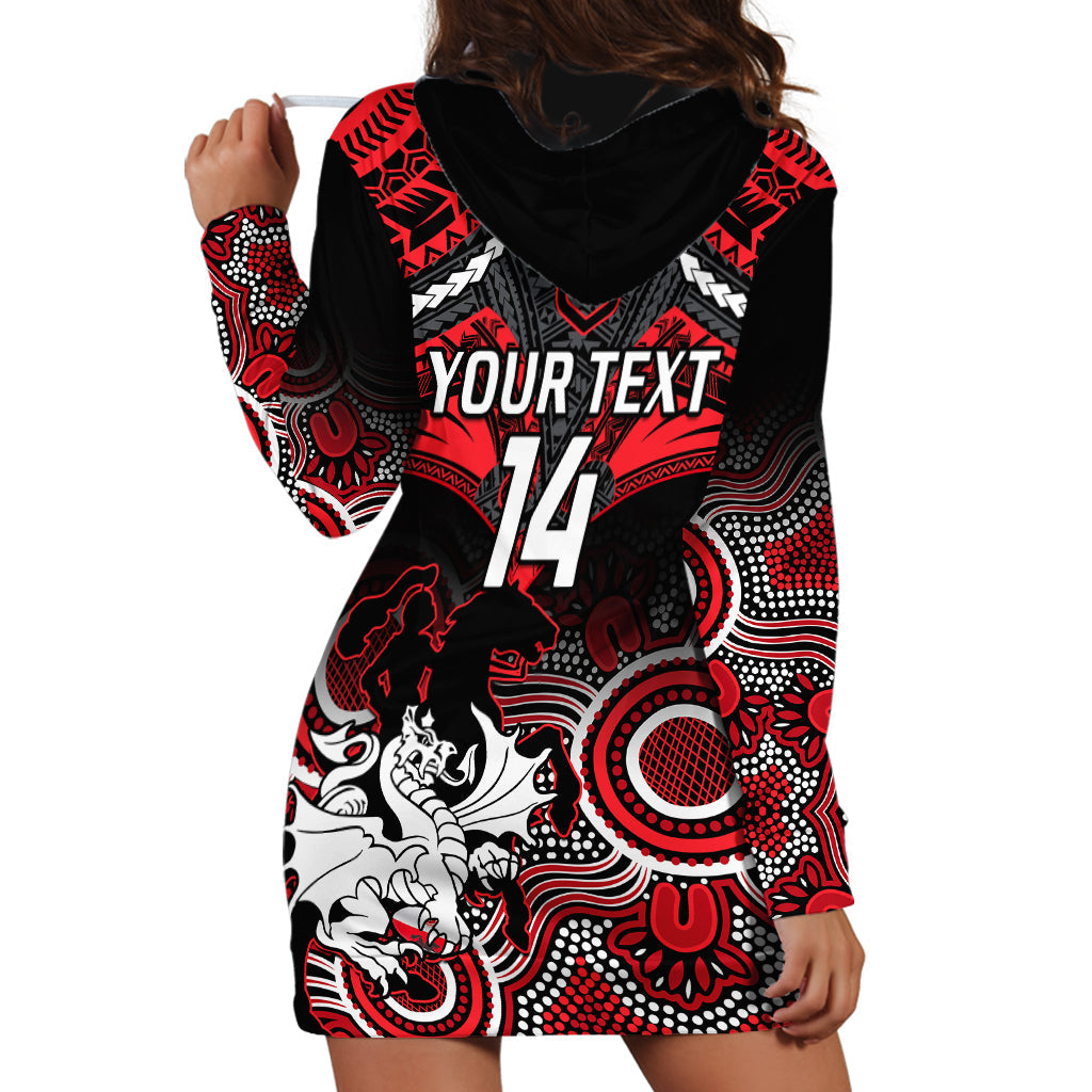 personalised-dragons-rugby-hoodie-dress-saints-1998-aboriginal-mix-polynesian-pattern