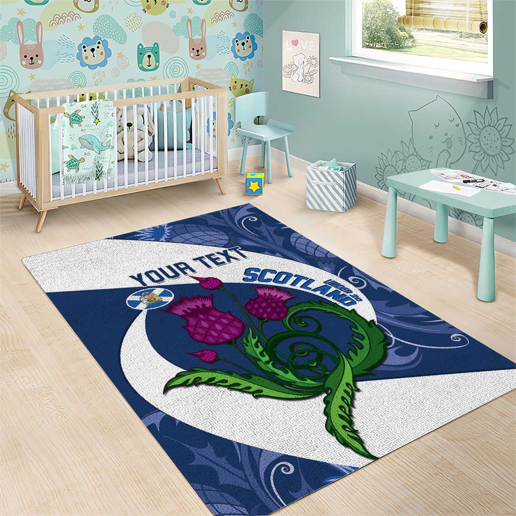 Custom Scotland Rugby Area Rug 2024 Go Champions Scottish Thistles - Vibe Hoodie Shop