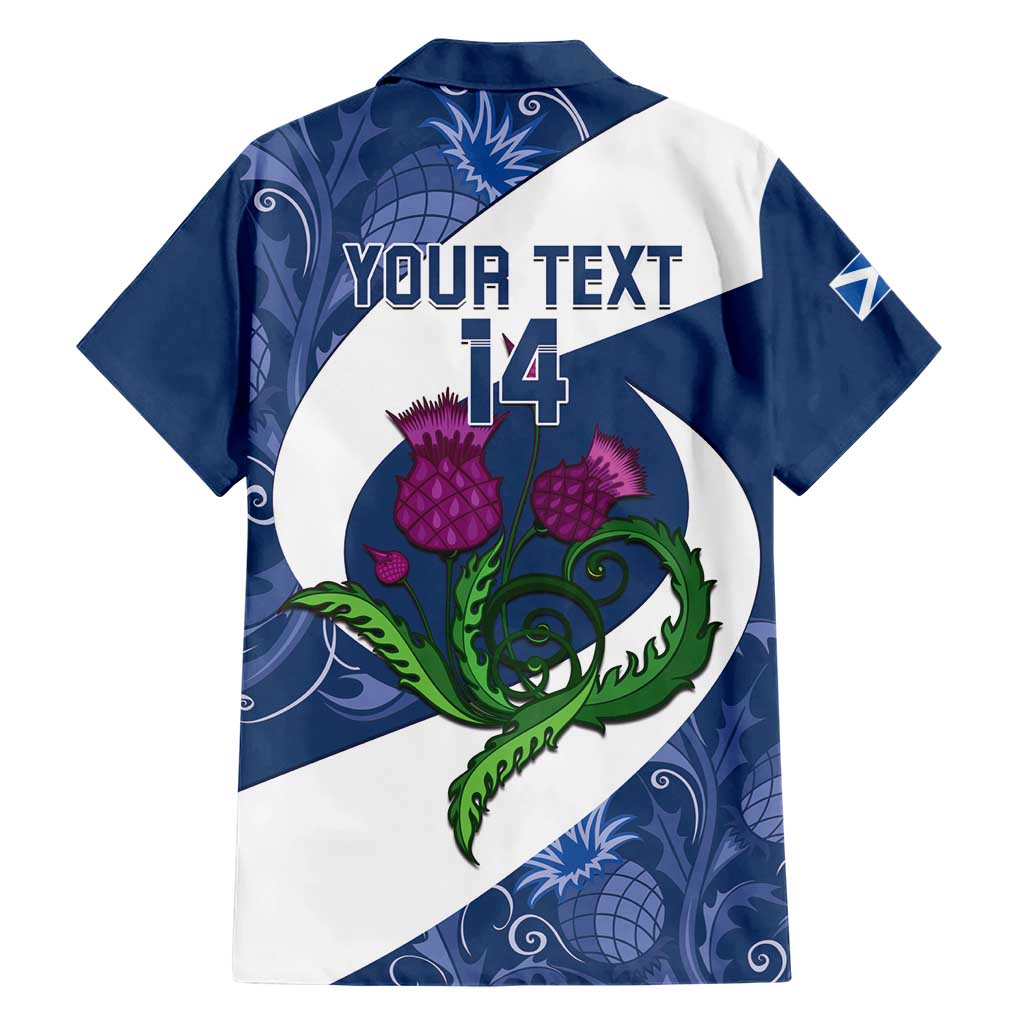 Custom Scotland Rugby Hawaiian Shirt 2024 Go Champions Scottish Thistles - Vibe Hoodie Shop