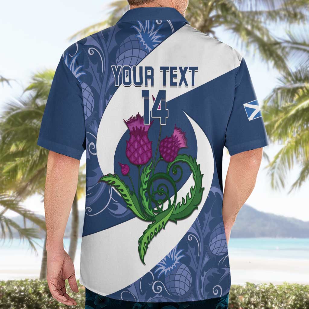 Custom Scotland Rugby Hawaiian Shirt 2024 Go Champions Scottish Thistles - Vibe Hoodie Shop