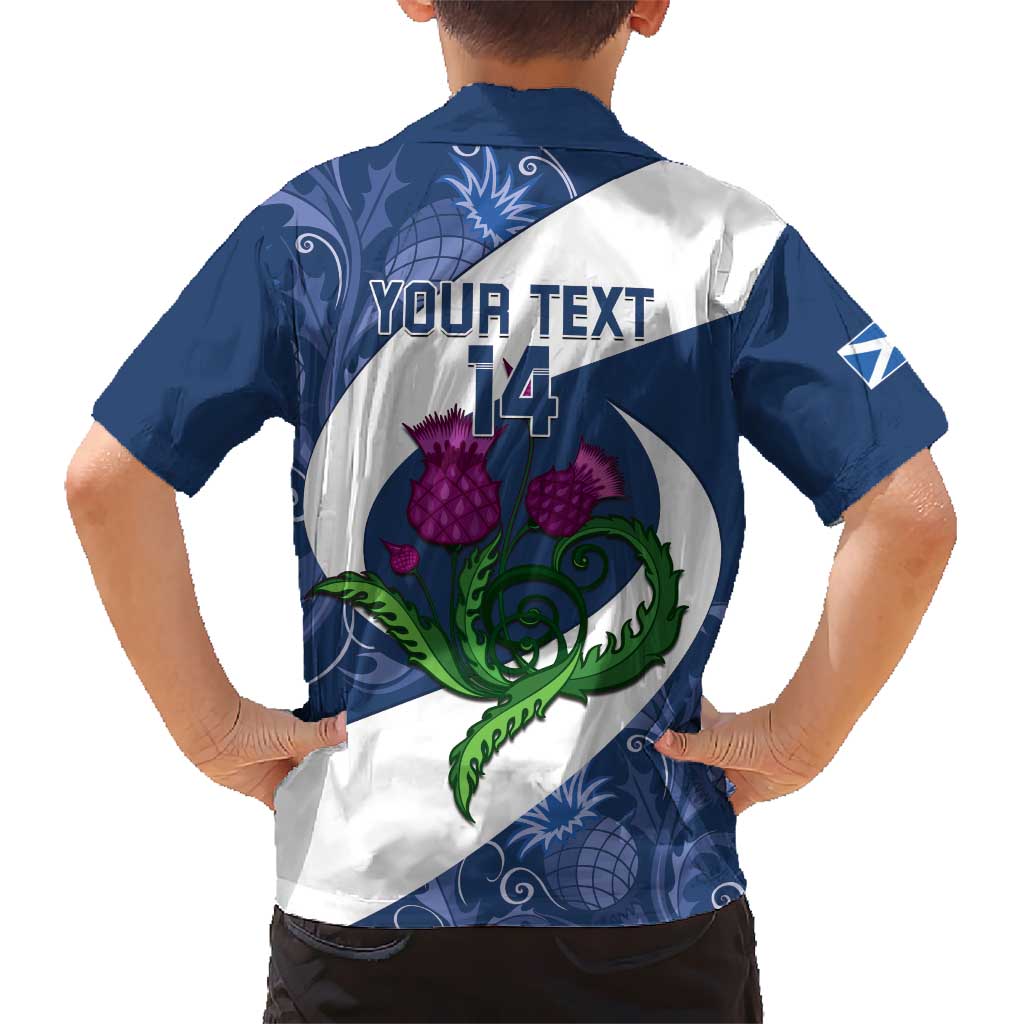 Custom Scotland Rugby Hawaiian Shirt 2024 Go Champions Scottish Thistles - Vibe Hoodie Shop