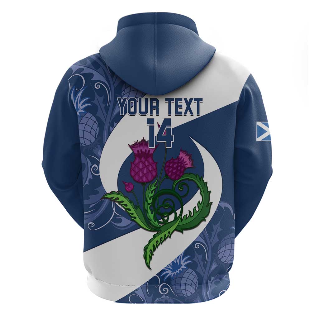 Custom Scotland Rugby Hoodie 2024 Go Champions Scottish Thistles - Vibe Hoodie Shop