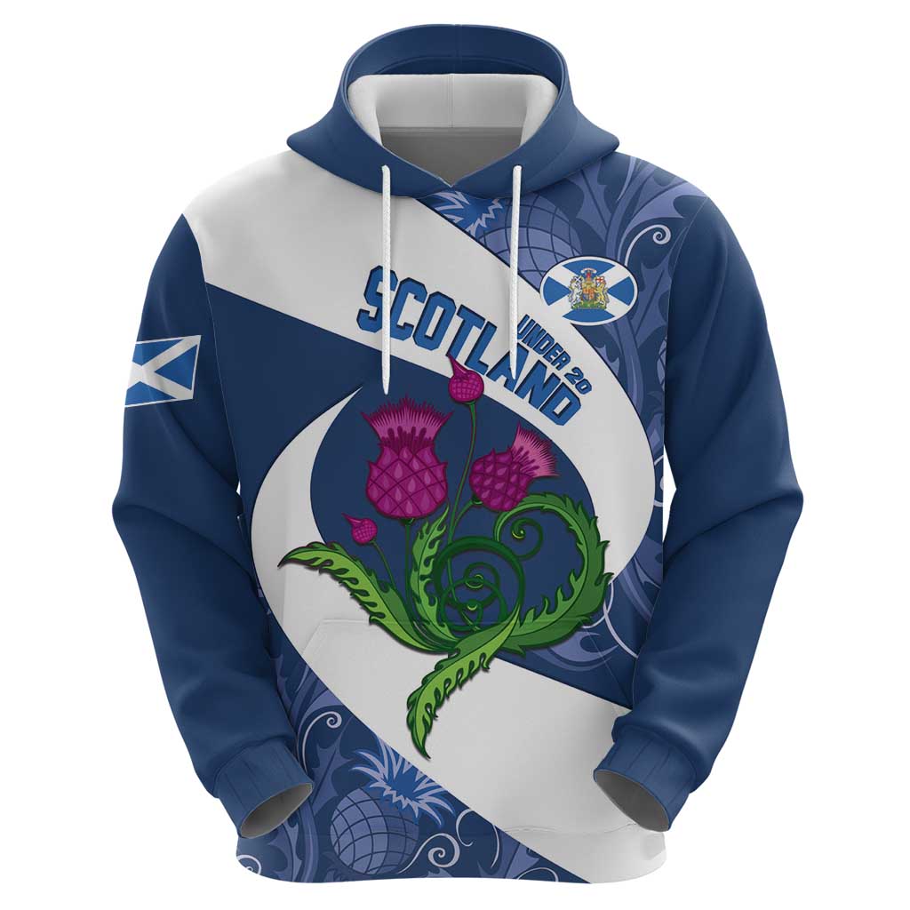 Custom Scotland Rugby Hoodie 2024 Go Champions Scottish Thistles - Vibe Hoodie Shop