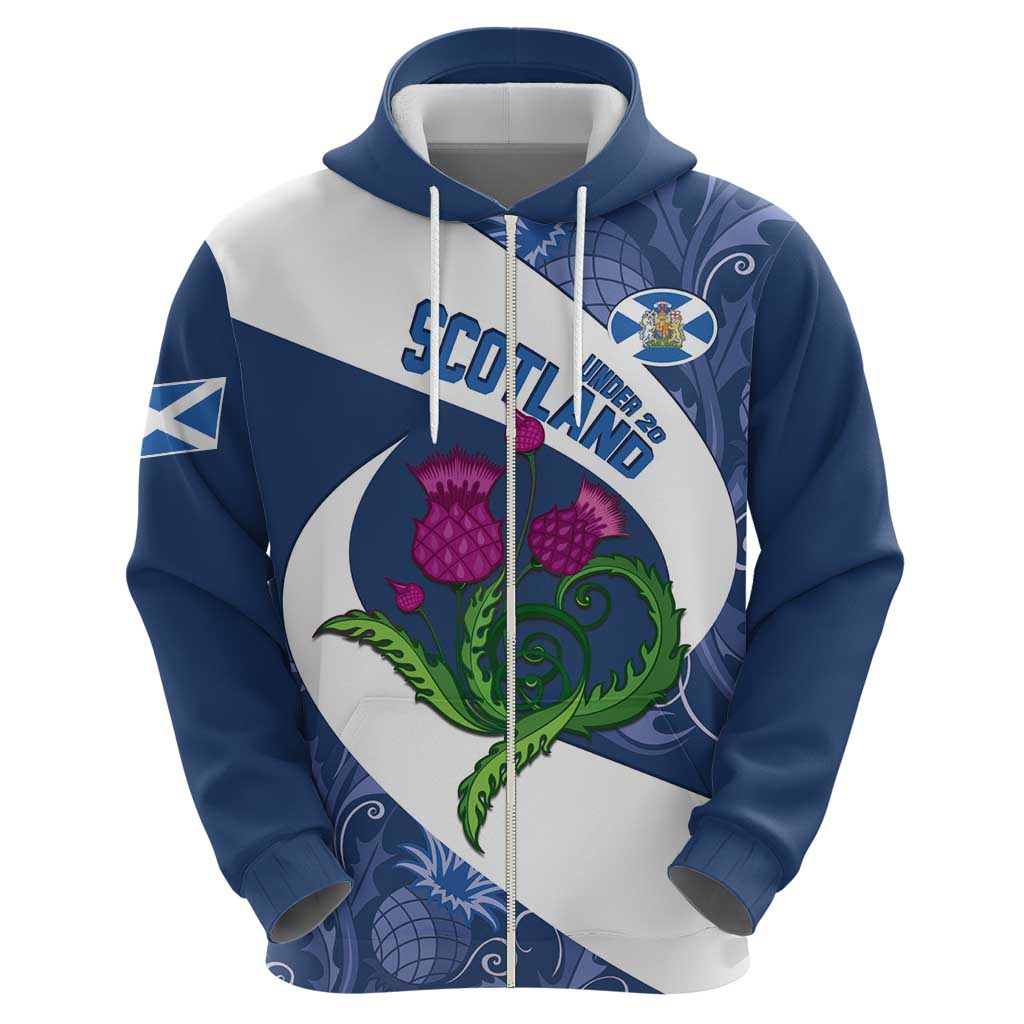 Custom Scotland Rugby Hoodie 2024 Go Champions Scottish Thistles - Vibe Hoodie Shop