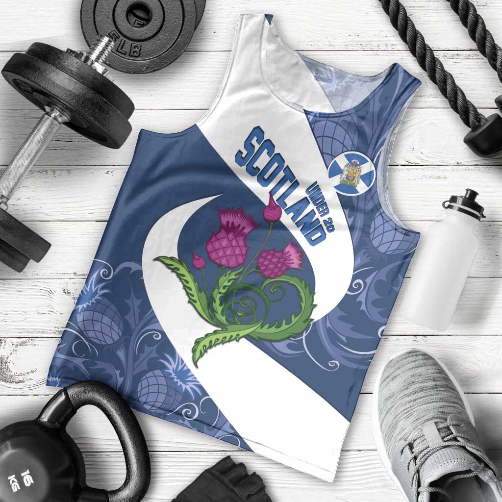 Custom Scotland Rugby Men Tank Top 2024 Go Champions Scottish Thistles - Vibe Hoodie Shop