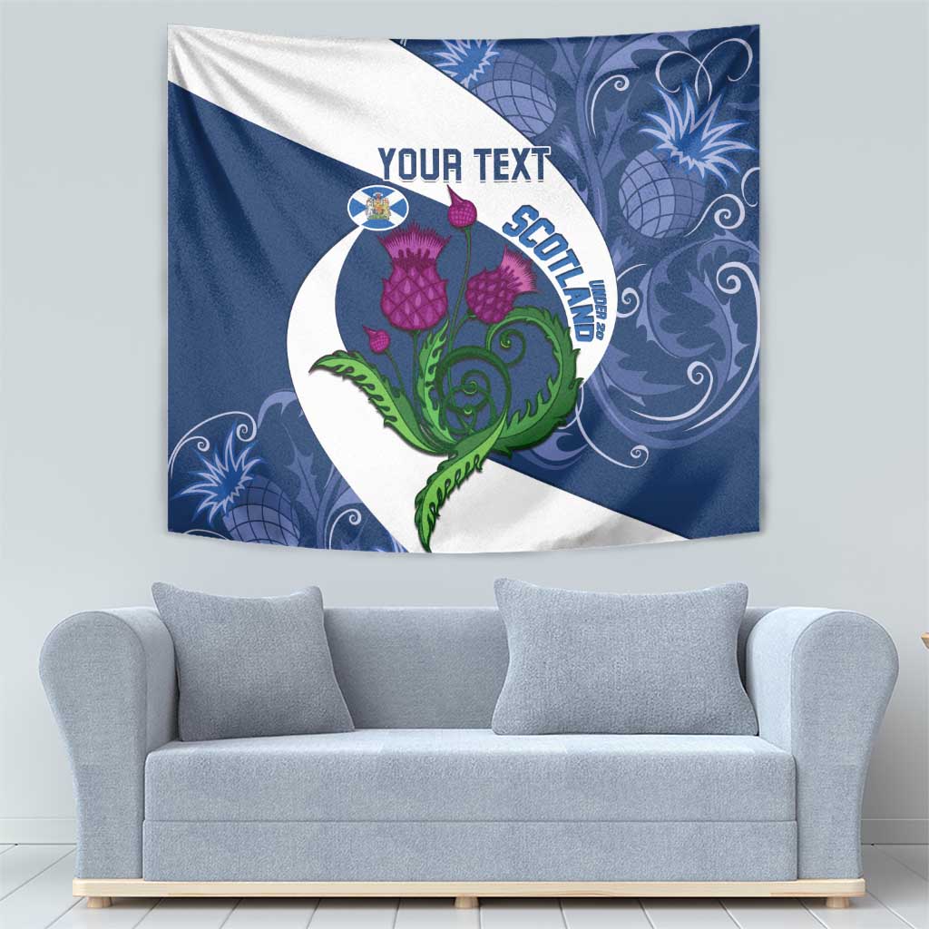 Custom Scotland Rugby Tapestry 2024 Go Champions Scottish Thistles - Vibe Hoodie Shop