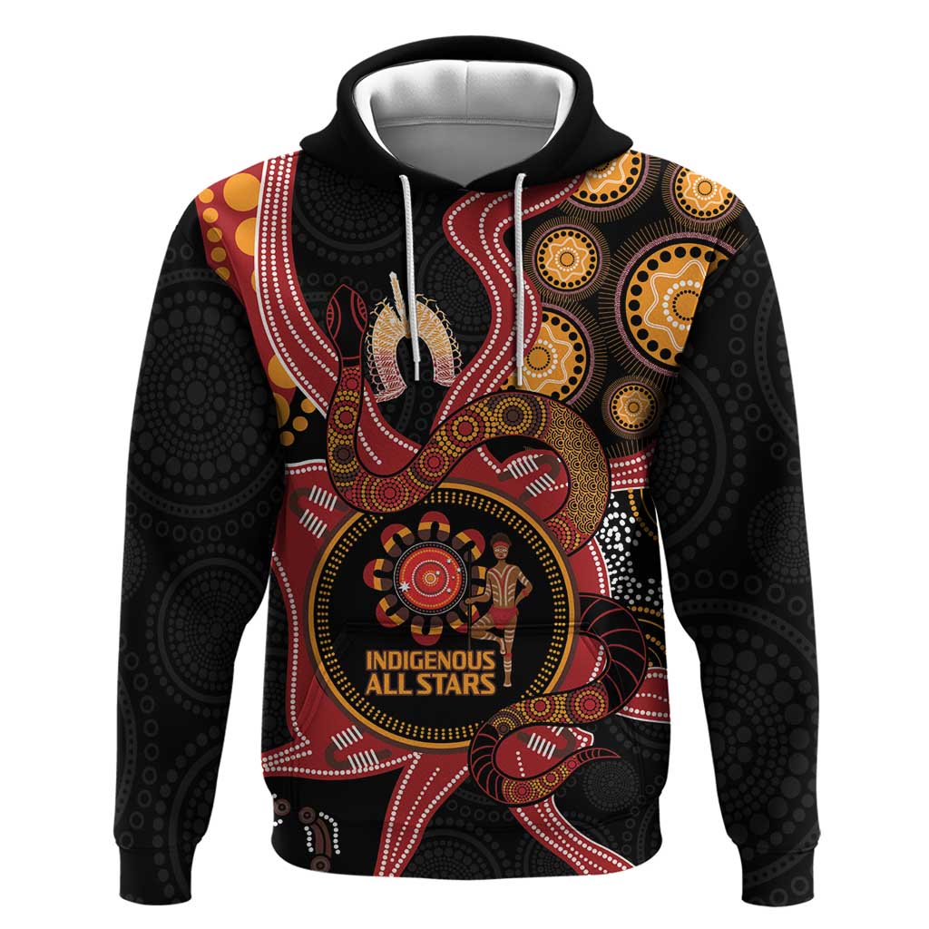 Custom Australia Indigenous Rugby Hoodie 2024 Aboriginal All Stars - Vibe Hoodie Shop