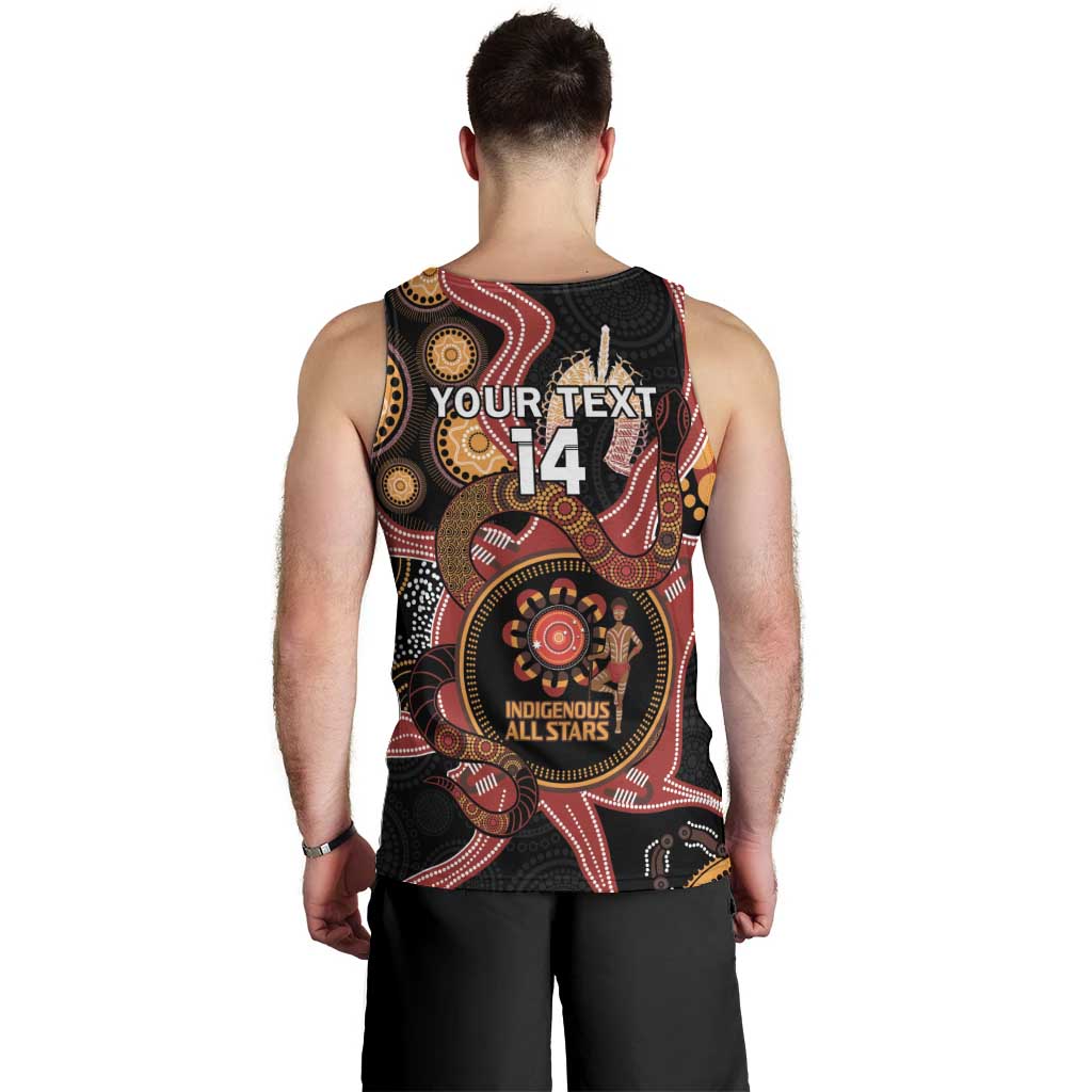 Custom Australia Indigenous Rugby Men Tank Top 2024 Aboriginal All Stars - Vibe Hoodie Shop