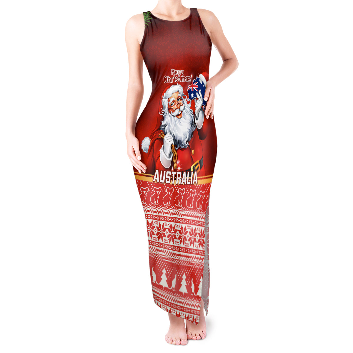 australia-christmas-tank-maxi-dress-xmas-in-july-happy-santa-claus-with-map-red-style